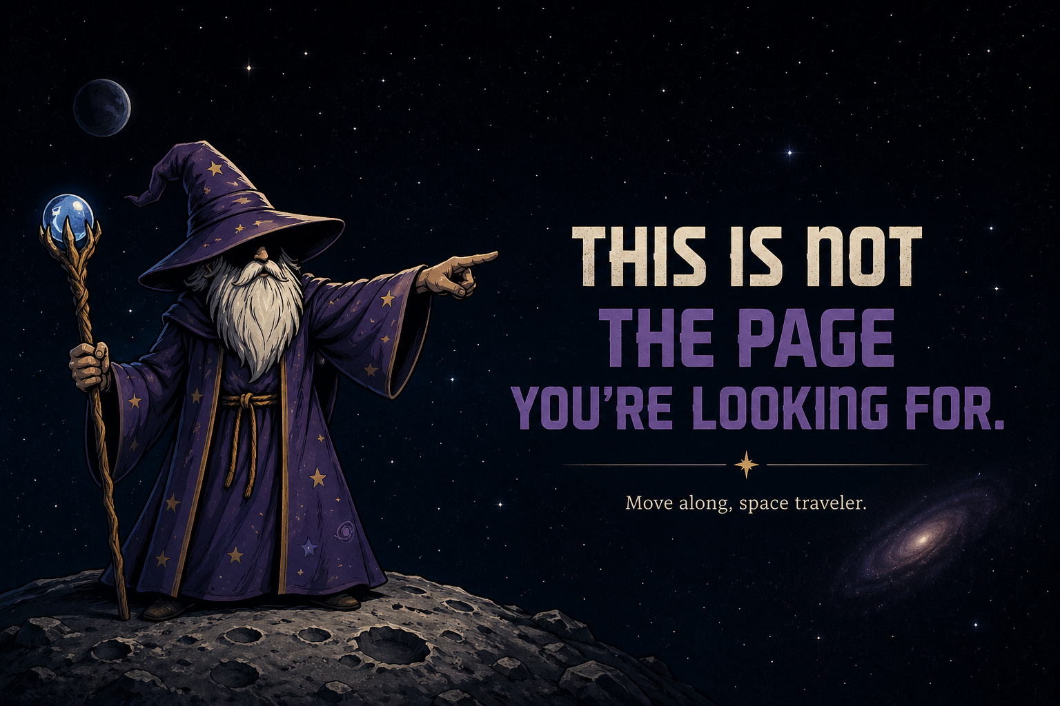 This is not the page you're looking for